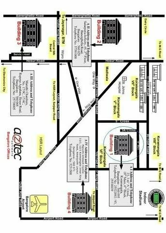 Aztec Office Map